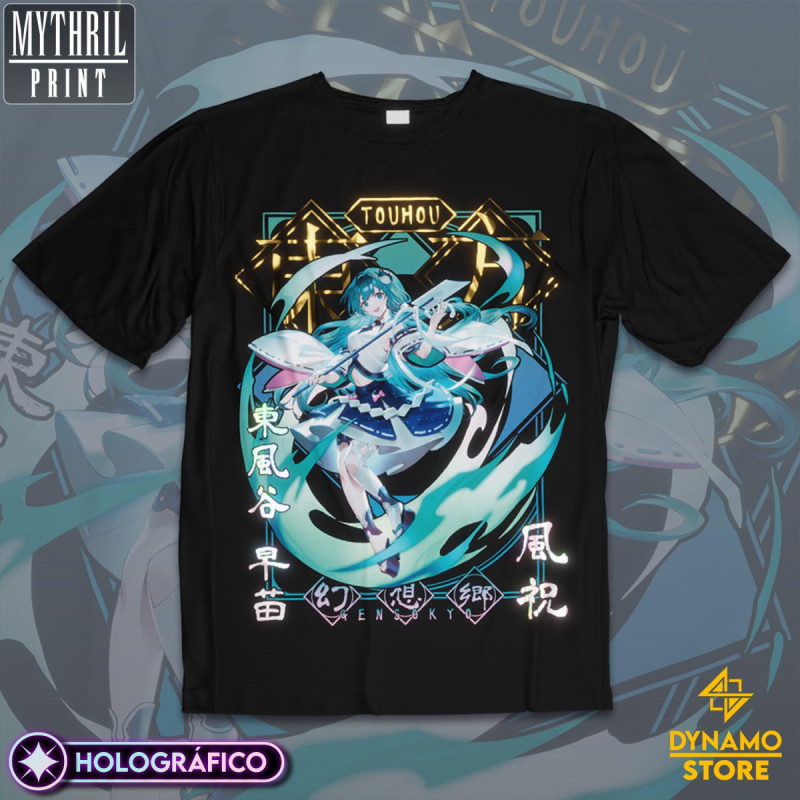 Koshiya Sanae  - Touhou - Polera Holográfica - MYTHRIL PRINT