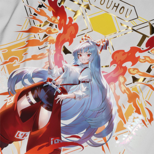 Fujiwara no Mokou - Touhou - Polera Holográfica - MYTHRIL PRINT