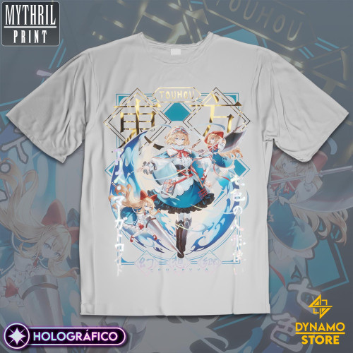 Alice Margatroid - Touhou - Polera Holográfica - MYTHRIL PRINT