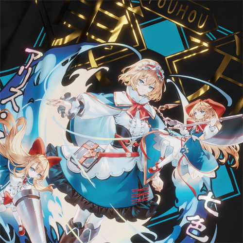 Alice Margatroid - Touhou - Polera Holográfica - MYTHRIL PRINT