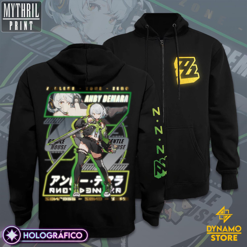 Anby Demara  - Zenless Zone Zero - Poleron Holográfica - MYTHRIL PRINT