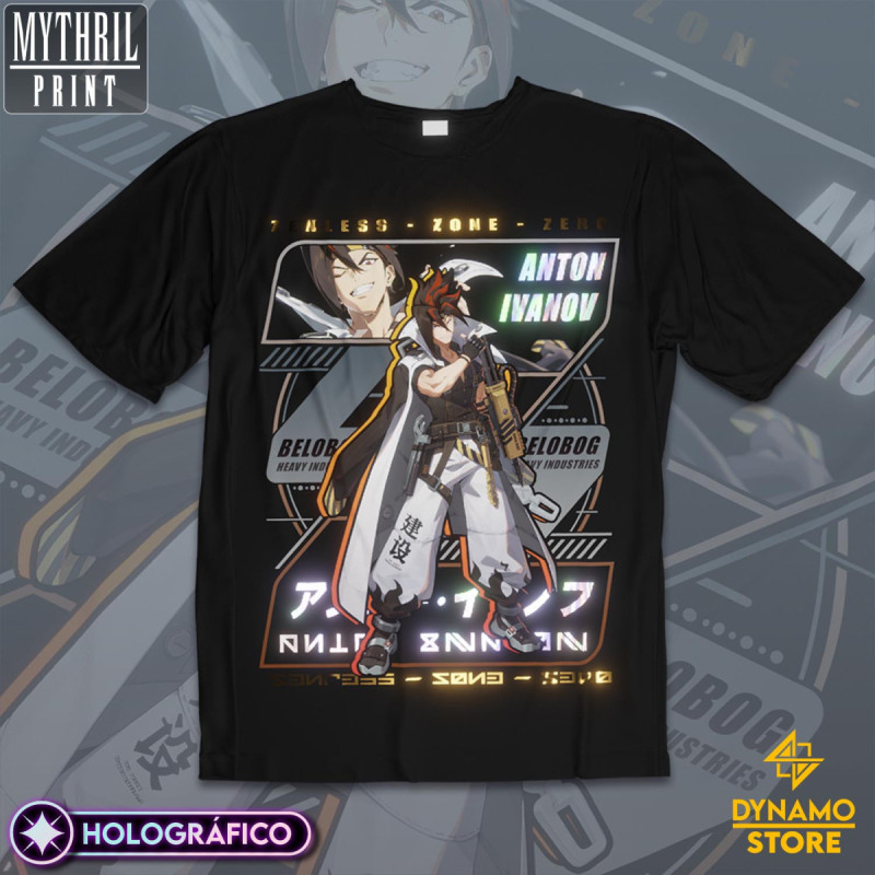 Anton Ivanov - Zenless Zone Zero - Polera Holográfica - MYTHRIL PRINT