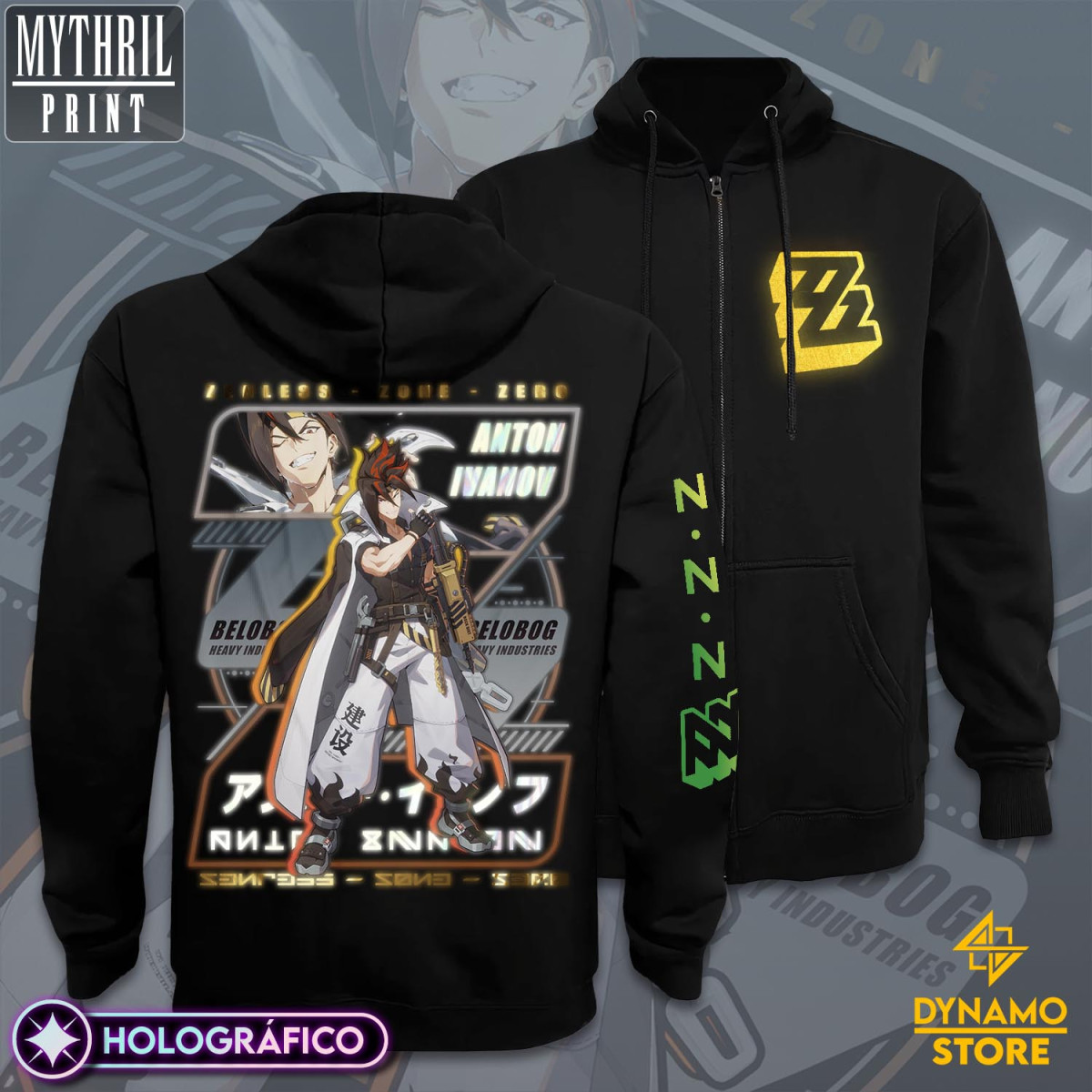 Anton Ivanov - Zenless Zone Zero - Poleron Holográfica - MYTHRIL PRINT