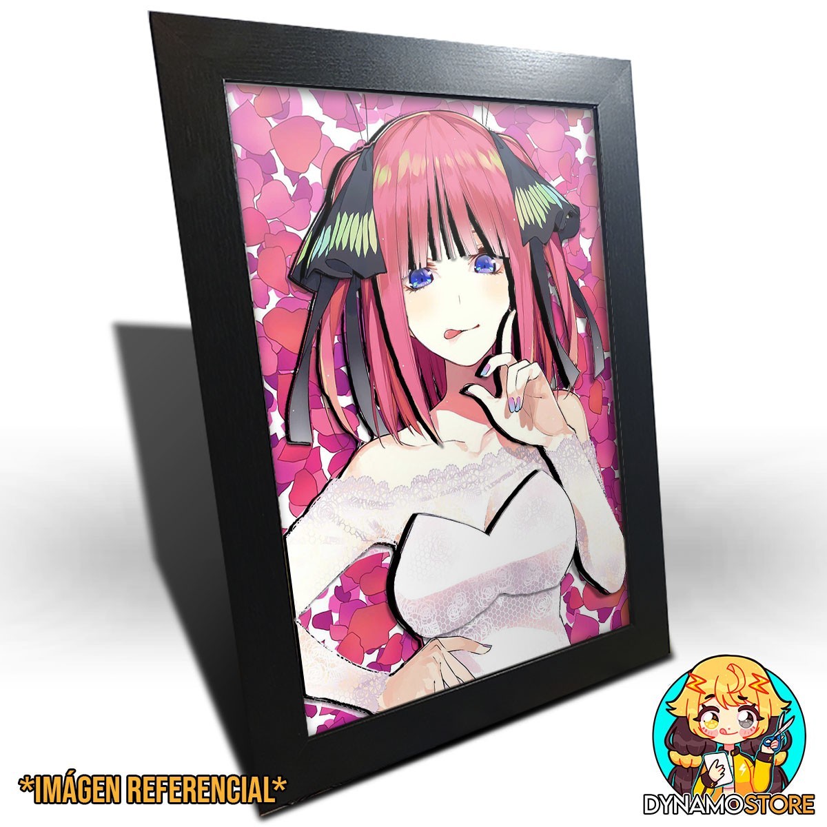 Go Toubun no Hanayome Nino Nakano - Cuadro 3D