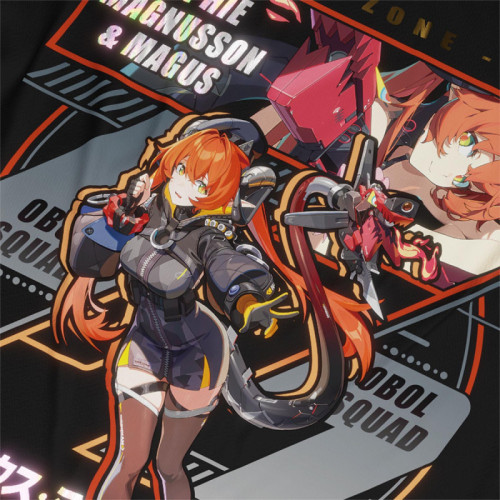 Orphie Magnusson  & Magus  - Zenless Zone Zero - Polera Holográfica - MYTHRIL PRINT