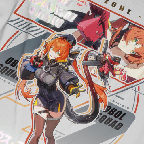 Orphie Magnusson  & Magus  - Zenless Zone Zero - Polera Holográfica - MYTHRIL PRINT