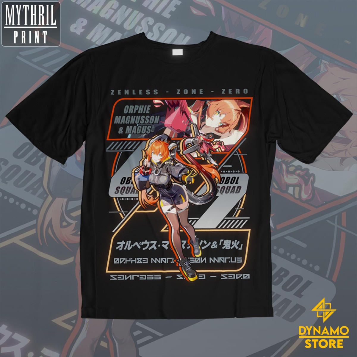 Orphie Magnusson  & Magus  - Zenless Zone Zero - Polera - MYTHRIL PRINT