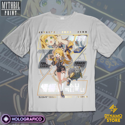 Ju Fufu  - Zenless Zone Zero - Polera Holográfica - MYTHRIL PRINT