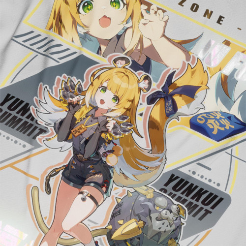 Ju Fufu  - Zenless Zone Zero - Polera Holográfica - MYTHRIL PRINT