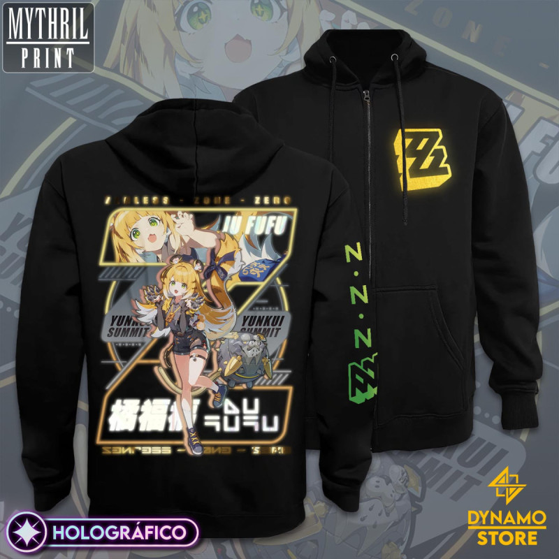 Ju Fufu  - Zenless Zone Zero - Poleron Holográfica - MYTHRIL PRINT