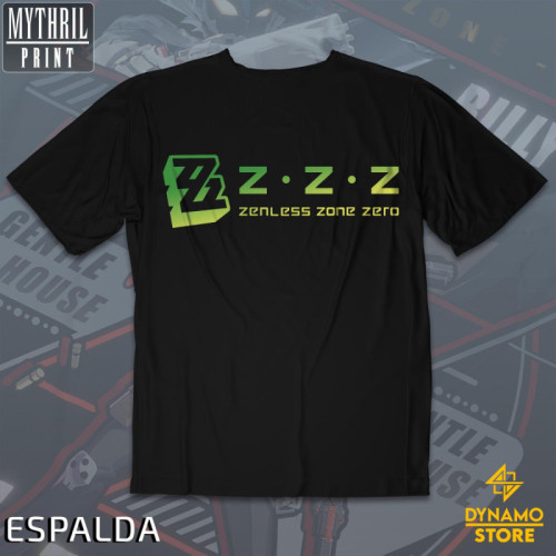 Billy Kid  - Zenless Zone Zero - Polera Holográfica - MYTHRIL PRINT