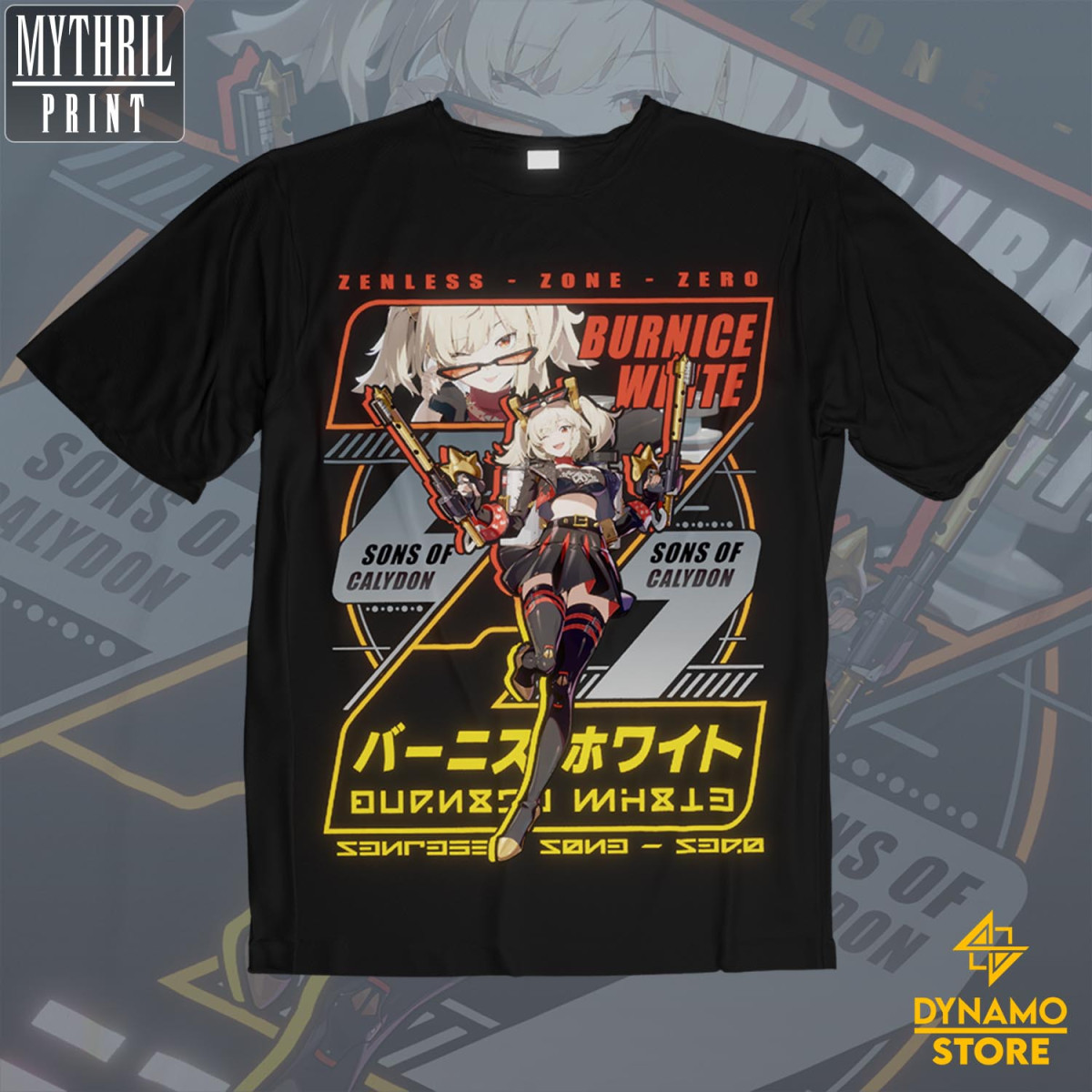 Burnice White  - Zenless Zone Zero - Polera - MYTHRIL PRINT