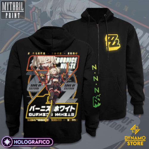Burnice White  - Zenless Zone Zero - Poleron Holográfica - MYTHRIL PRINT