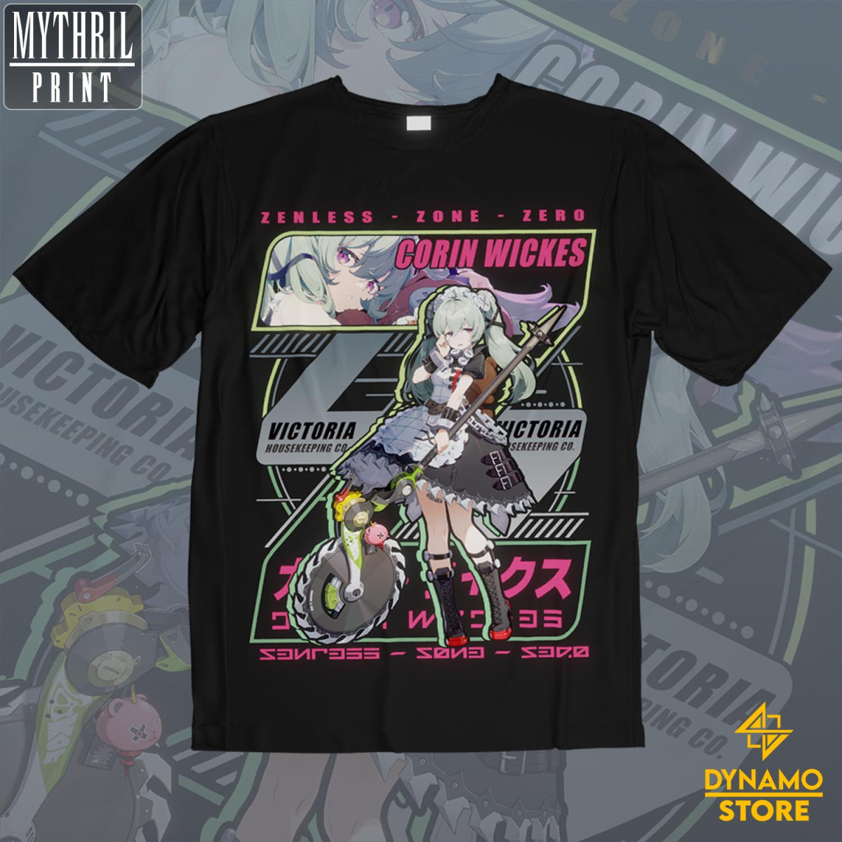 Corin Wickes  - Zenless Zone Zero - Polera - MYTHRIL PRINT