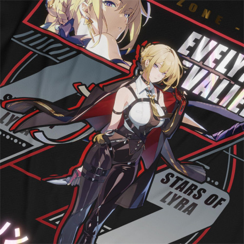 Evelyn Chevalier  - Zenless Zone Zero - Polera Holográfica - MYTHRIL PRINT