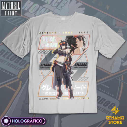 Grace Howard  - Zenless Zone Zero - Polera Holográfica - MYTHRIL PRINT