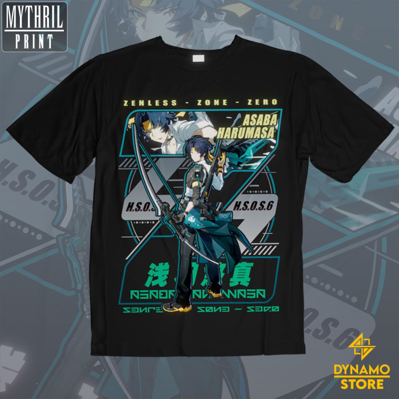 Asaba Harumasa  - Zenless Zone Zero - Polera - MYTHRIL PRINT