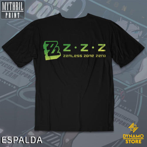 Jane Doe  - Zenless Zone Zero - Polera Holográfica - MYTHRIL PRINT