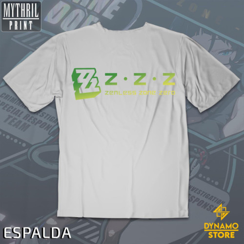 Jane Doe  - Zenless Zone Zero - Polera Holográfica - MYTHRIL PRINT