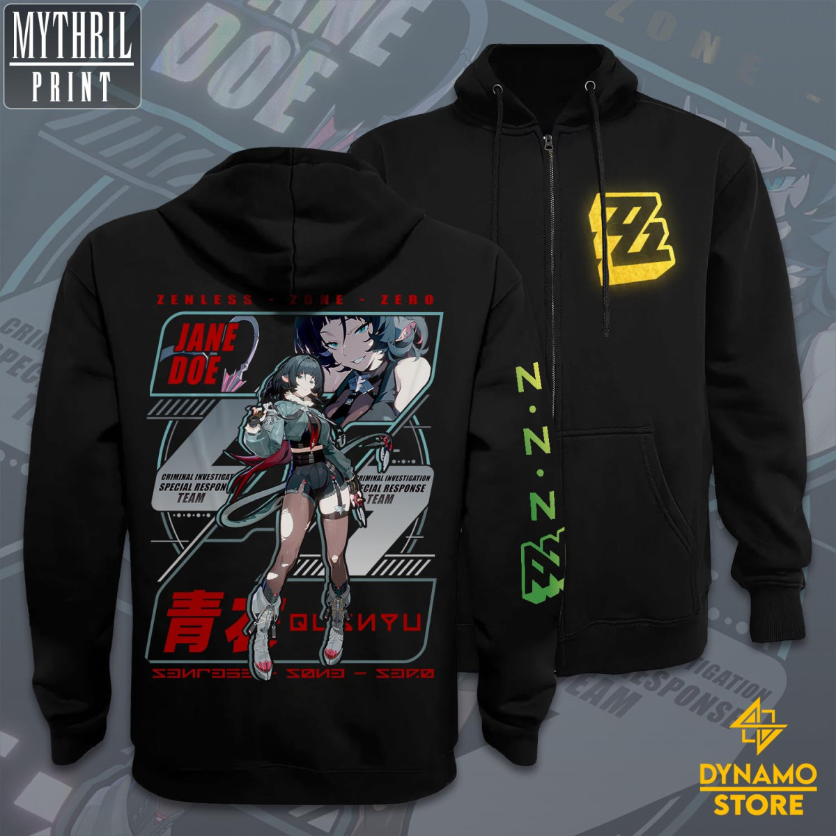 Jane Doe  - Zenless Zone Zero - Poleron - MYTHRIL PRINT