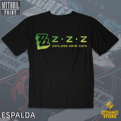 Lighter  - Zenless Zone Zero - Polera Holográfica - MYTHRIL PRINT