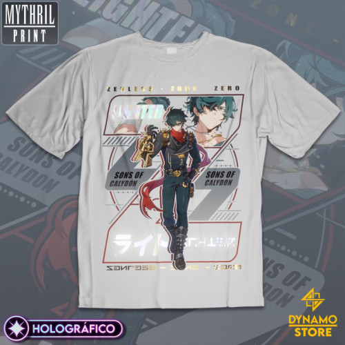 Lighter  - Zenless Zone Zero - Polera Holográfica - MYTHRIL PRINT