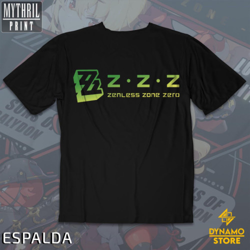 Luciana de Montefio  - Zenless Zone Zero - Polera Holográfica - MYTHRIL PRINT
