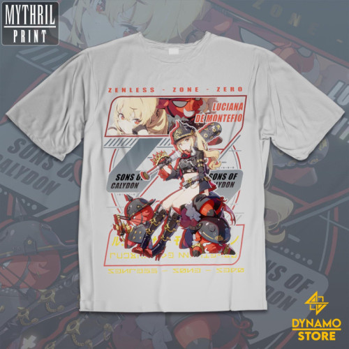 Luciana de Montefio  - Zenless Zone Zero - Polera - MYTHRIL PRINT