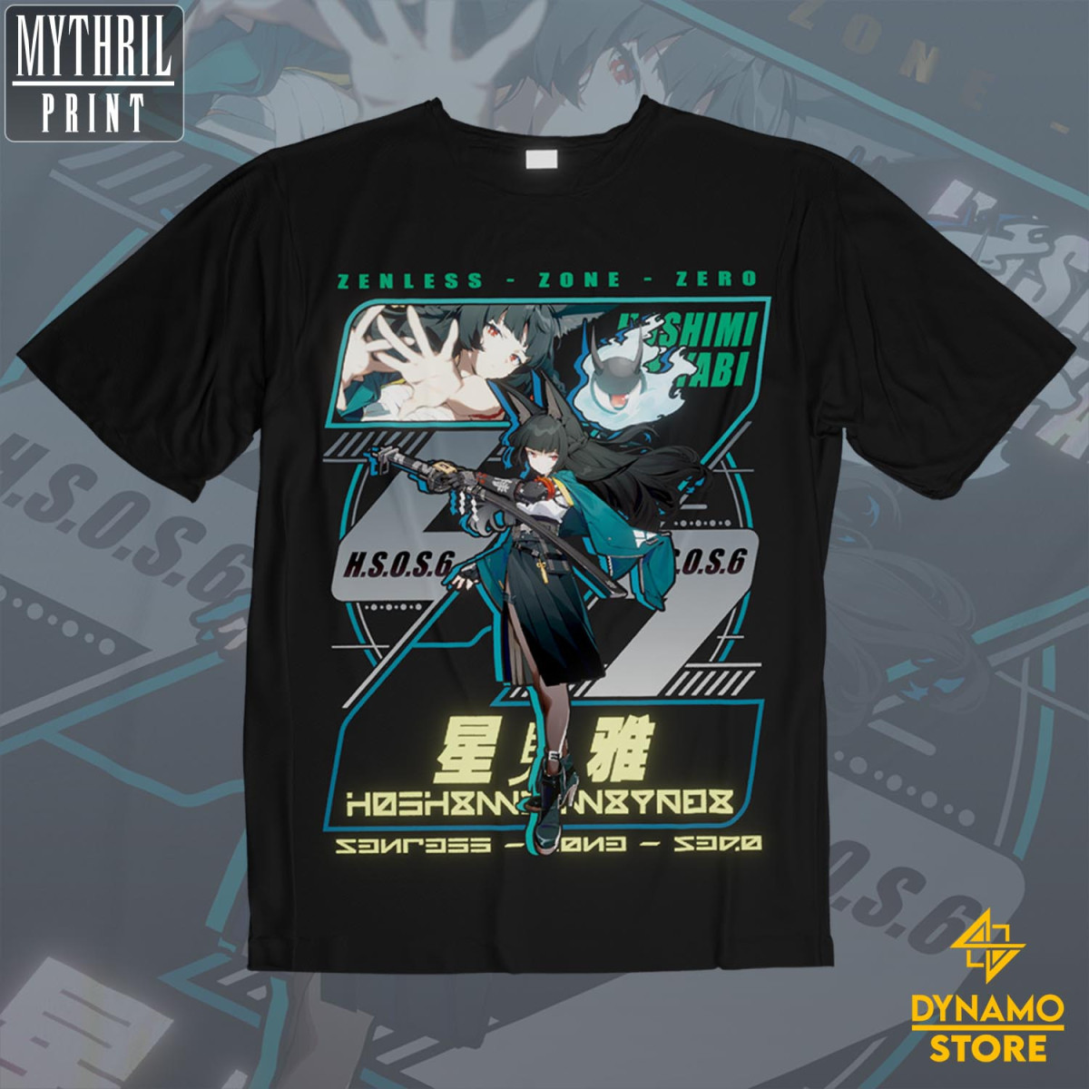 Hoshimi Miyabi - Zenless Zone Zero - Polera - MYTHRIL PRINT