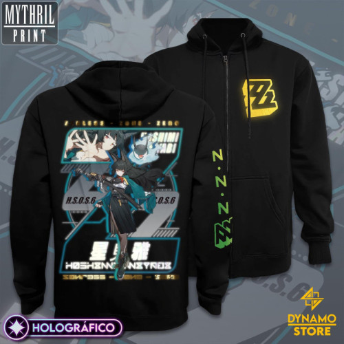 Hoshimi Miyabi - Zenless Zone Zero - Poleron Holográfica - MYTHRIL PRINT