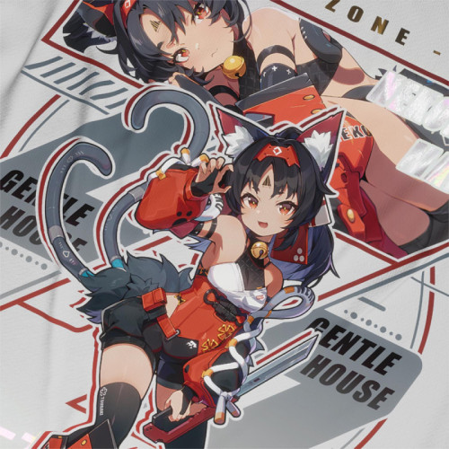 Nekomiya Maya - Zenless Zone Zero - Polera Holográfica - MYTHRIL PRINT