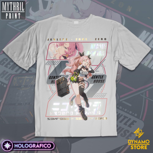 Nicole Demara  - Zenless Zone Zero - Polera Holográfica - MYTHRIL PRINT
