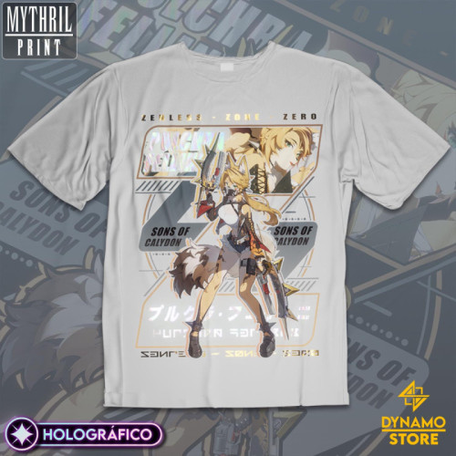 Pulchra Fellini  - Zenless Zone Zero - Polera Holográfica - MYTHRIL PRINT