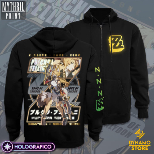 Pulchra Fellini  - Zenless Zone Zero - Poleron Holográfica - MYTHRIL PRINT