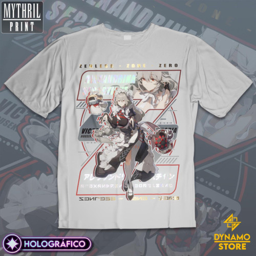 Alexandrina Sebastiane  - Zenless Zone Zero - Polera Holográfica - MYTHRIL PRINT