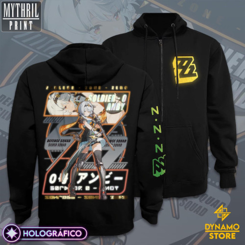 Soldier 0 - Anby  - Zenless Zone Zero - Poleron Holográfica - MYTHRIL PRINT