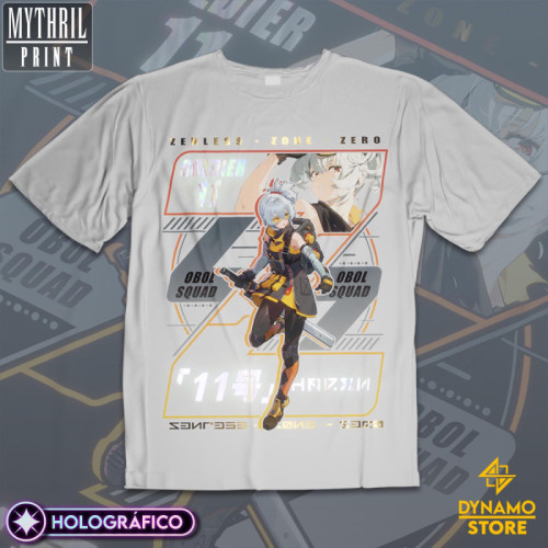 Soldier 11 - Zenless Zone Zero - Polera Holográfica - MYTHRIL PRINT