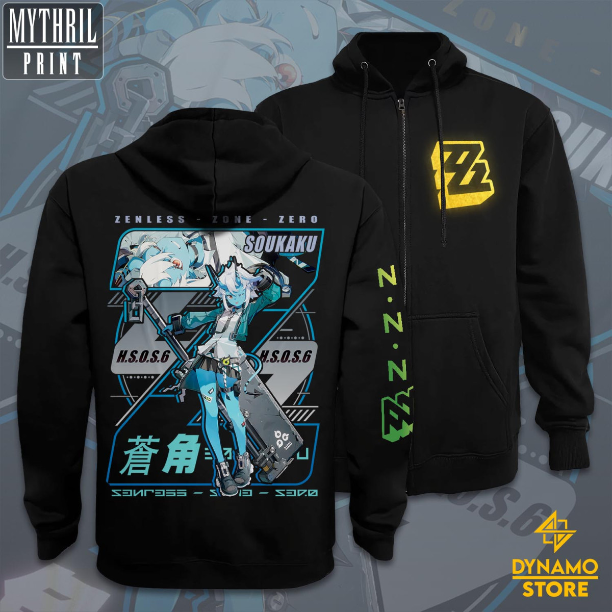 Soukaku - Zenless Zone Zero - Poleron - MYTHRIL PRINT