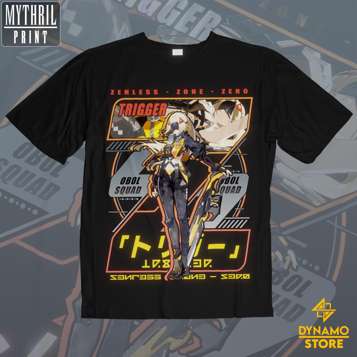 Trigger - Zenless Zone Zero - Polera - MYTHRIL PRINT