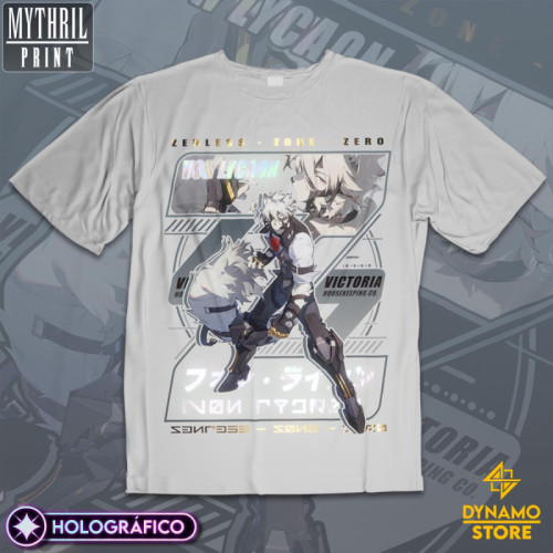 Von Lycaon - Zenless Zone Zero - Polera Holográfica - MYTHRIL PRINT