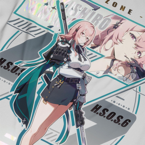 Tsukishiro Yanagi - Zenless Zone Zero - Polera Holográfica - MYTHRIL PRINT