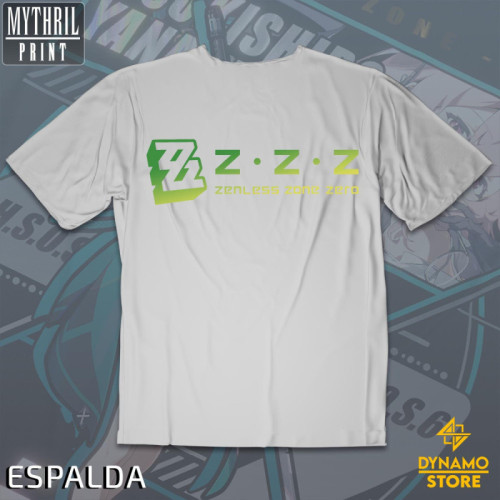 Tsukishiro Yanagi - Zenless Zone Zero - Polera - MYTHRIL PRINT
