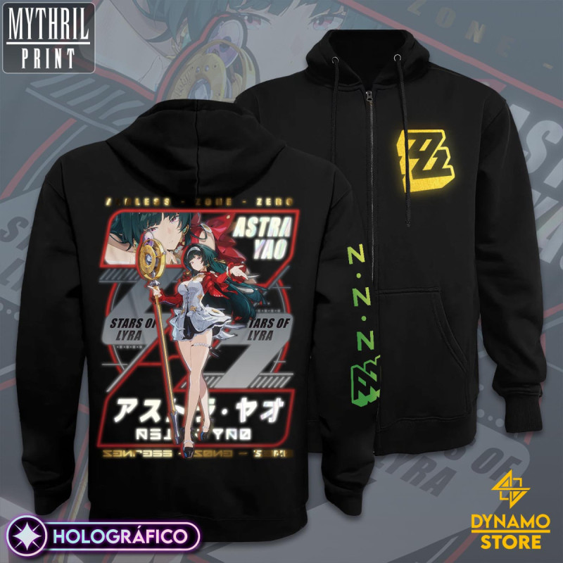 Astra Yao - Zenless Zone Zero - Poleron Holográfica - MYTHRIL PRINT