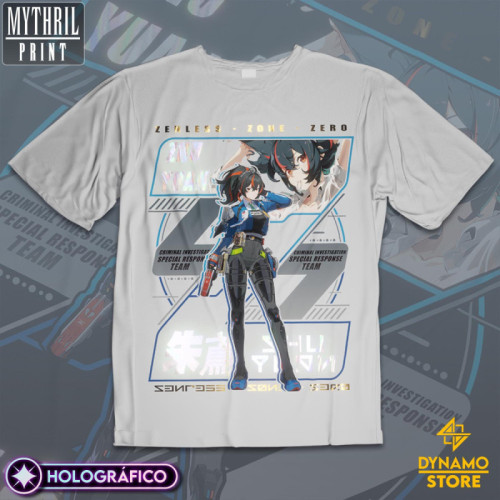 Zhu Yuan - Zenless Zone Zero - Polera Holográfica - MYTHRIL PRINT