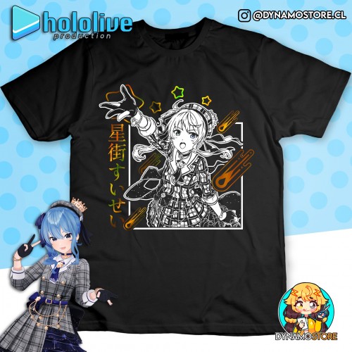 Polera Holográfica - Hoshimachi Suisei - Hololive Gen 0