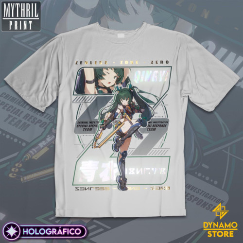 Qingyi - Zenless Zone Zero - Polera Holográfica - MYTHRIL PRINT