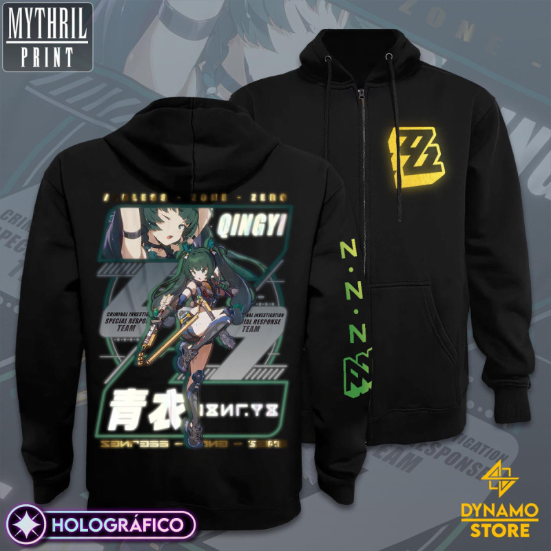 Qingyi - Zenless Zone Zero - Poleron Holográfica - MYTHRIL PRINT
