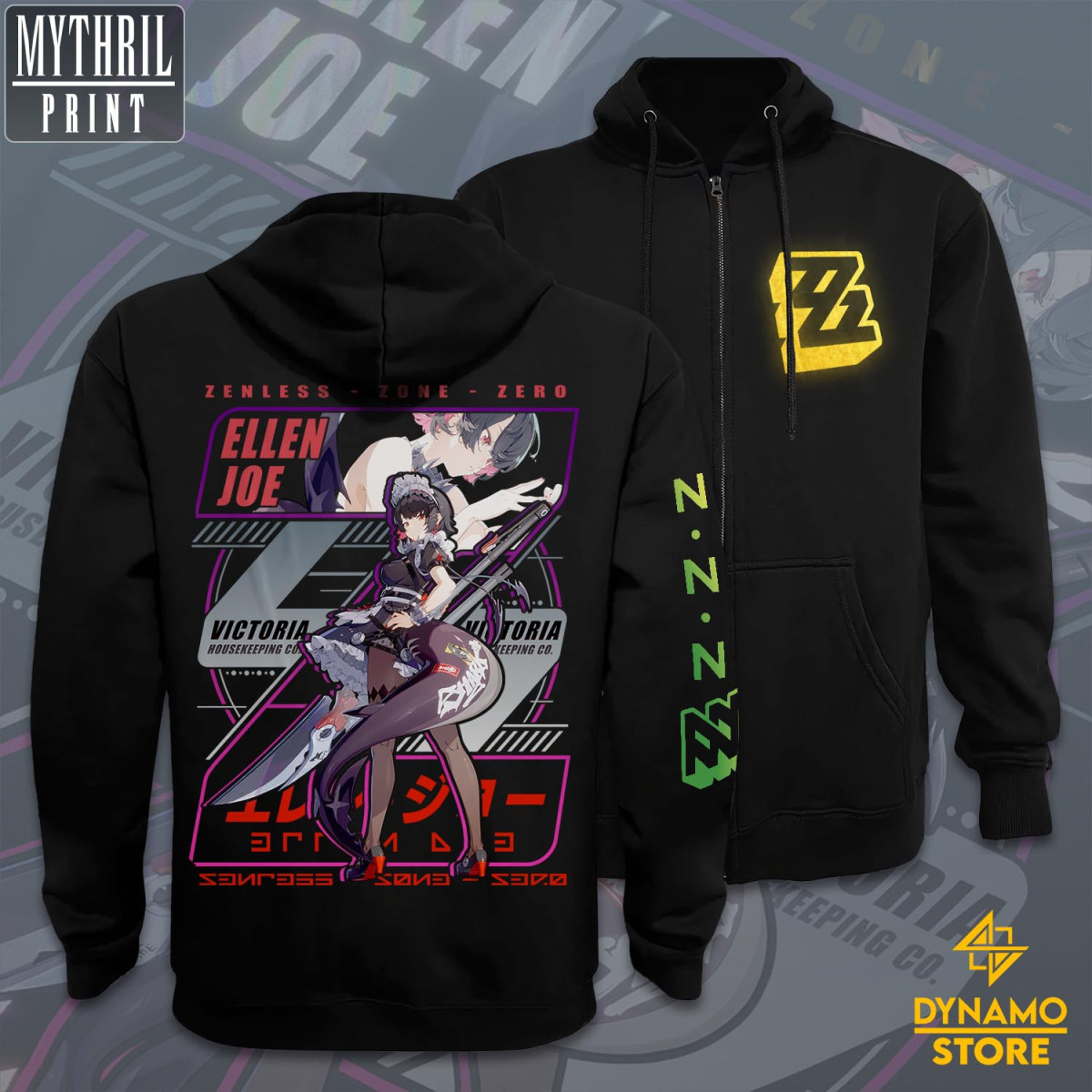 Ellen Joe - Zenless Zone Zero - Poleron - MYTHRIL PRINT