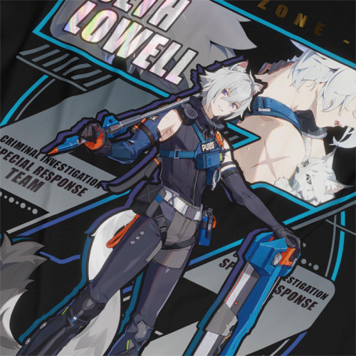 Seth  - Zenless Zone Zero - Polera Holográfica - MYTHRIL PRINT