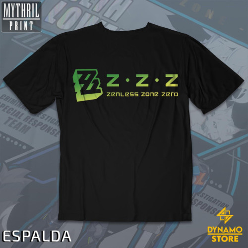 Seth  - Zenless Zone Zero - Polera Holográfica - MYTHRIL PRINT